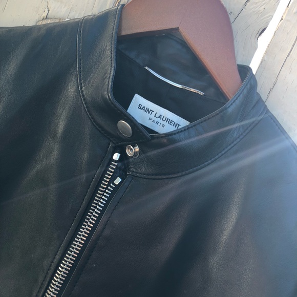 saint laurent racer jacket